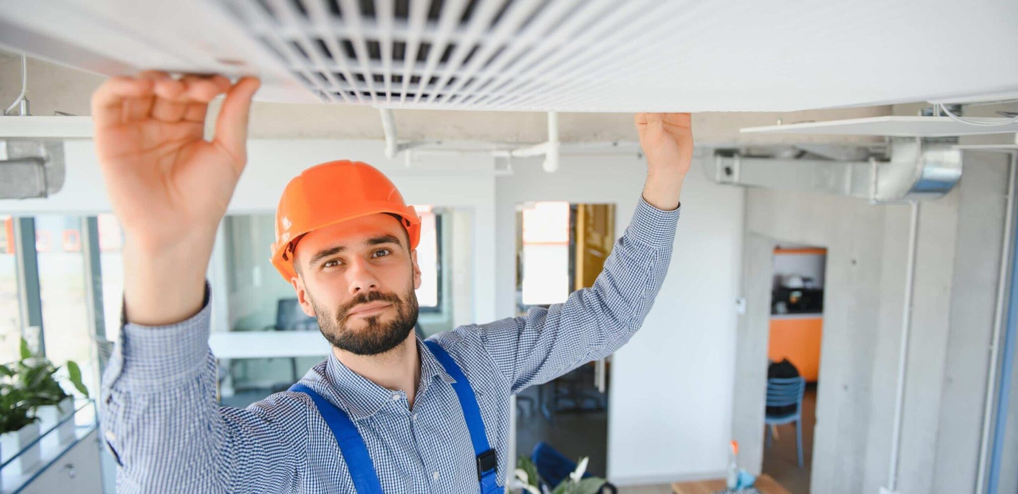 24/7 HVAC Emergency Repair Monmouth County Jersey Heat and Air, Technician restoring airflow and temperature control in Howell home during seasonal HVAC service